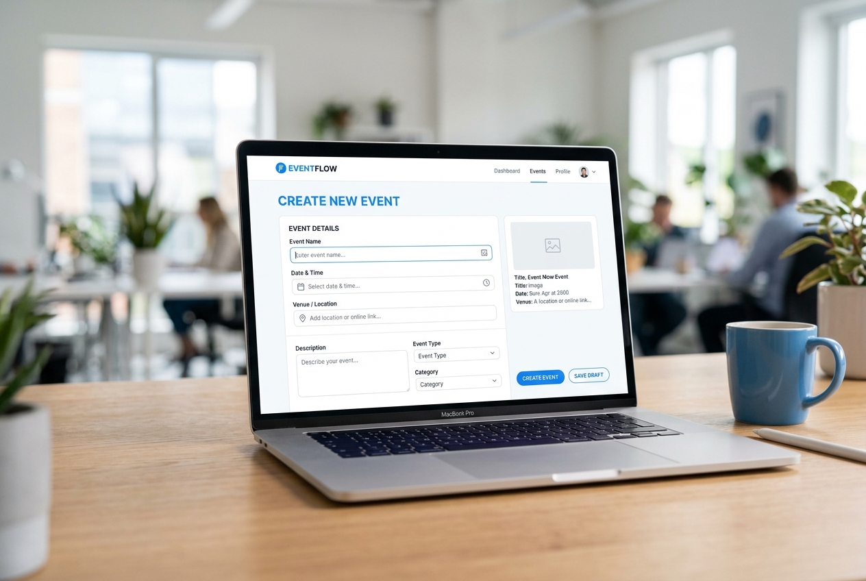Create Your Event in Minutes