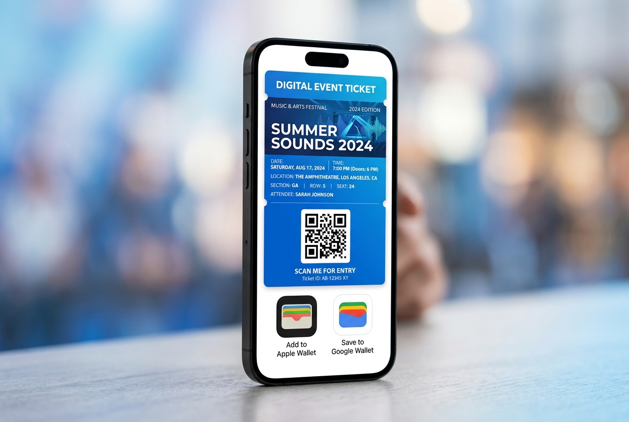 Attendees Get QR Code Tickets Instantly